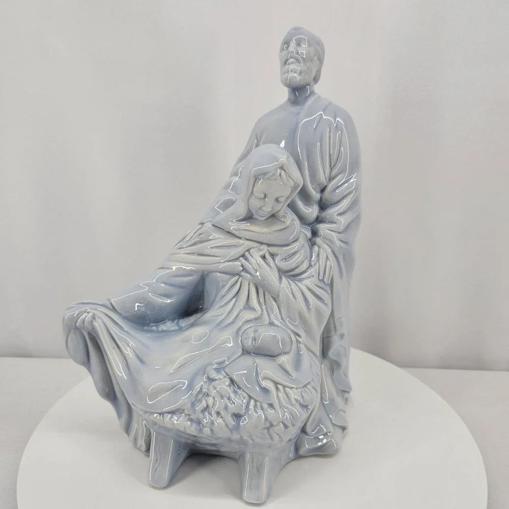 Vintage Atlantic‎ Mold Nativity Holy Family Jesus Mary Joseph Christmas